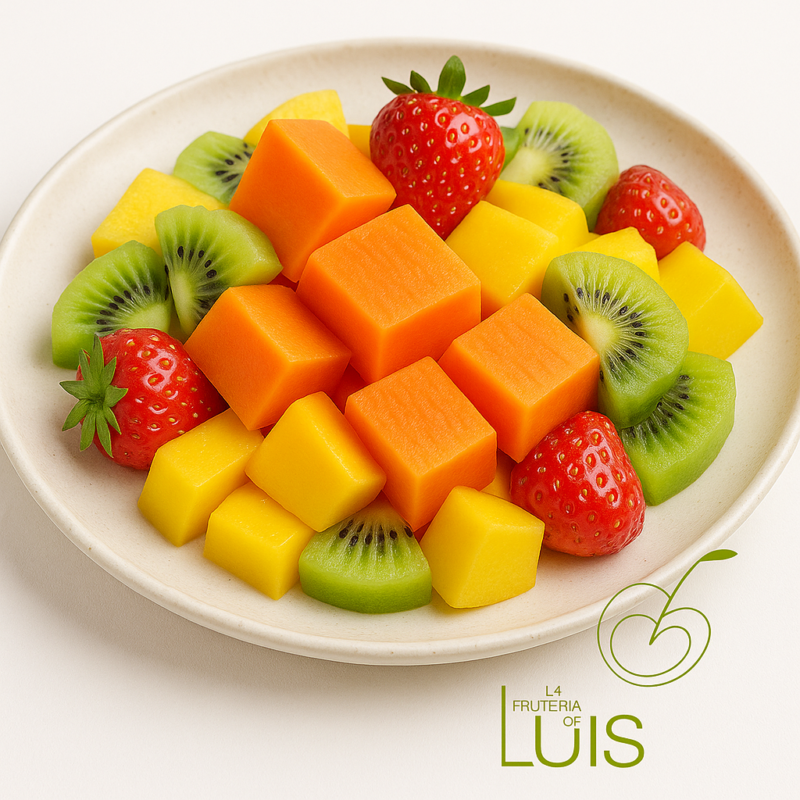 Ensalada de frutas con papaya fresca
