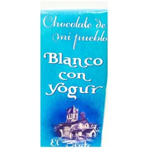 Chocolate blanco con yogur
