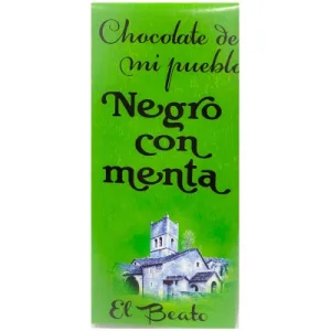 Chocolate negro con menta