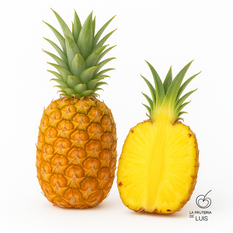 Piña de avión Del Monte entera y cortada, fruta tropical fresca a domicilio en Madrid