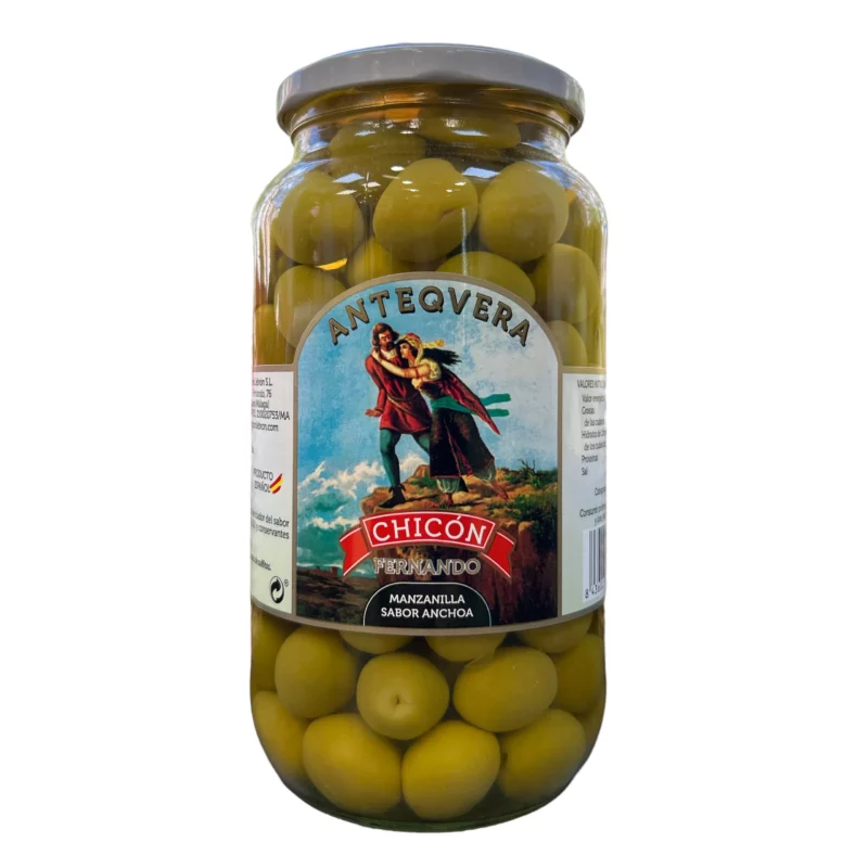 Aceitunas sabor anchoa