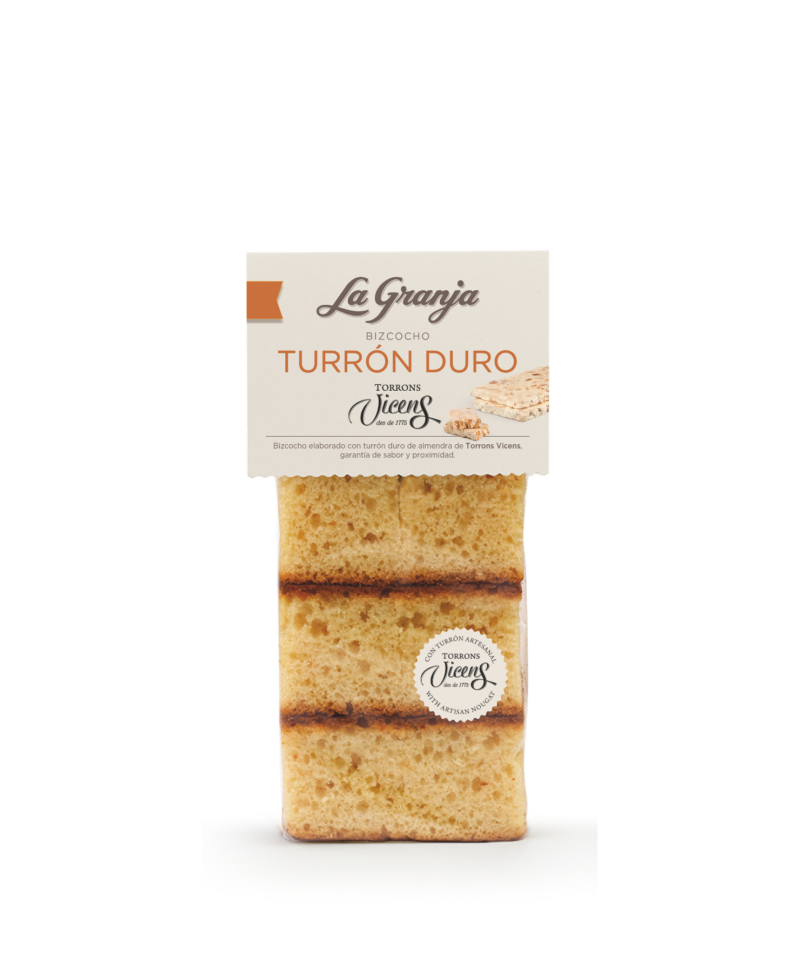 Bizcocho de turrón duro Vicens